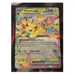 Pikachu ex 057/217: Ascended Hero’s Holo Double Rare. NM Pokemon - Image 1