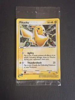 SEALED 2003 Pokemon Pikachu 012 Meowth 013 Black Star Promo Holo E-Reader D7 - Image 1