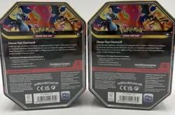 Pokemon TCG Mega Charizard X + Y ex Sealed Tin Bundle Lot Set Of 2 Pokemon - Image 2
