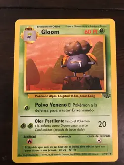 Pokemon TCG Gloom 37/64 Jungle Uncommon NM/MINT Spanish - Image 1