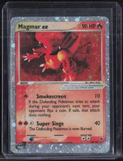 2003 Pokemon EX Ruby & Sapphire Holo #100 Magmar ex - Image 1