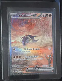 Pokemon Great Tusk ex Special Illustration Rare Holo SV01 246/198 250 HP - Image 1