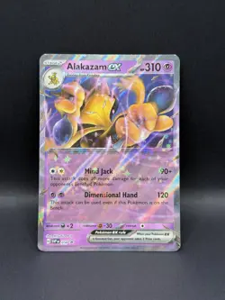 Alakazam ex 050 PROMO BLACK STAR HOLO Scarlet & Violet 151 Pokemon English Foil - Image 1