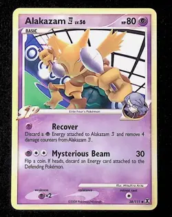 Alakazam E4 Pokemon Rising Rivals Psychic Uncommon - Image 1