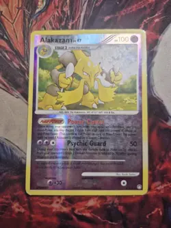 Pokemon Alakazam Mysterious Treasures Reverse Holo Rare #2 MP/HP - Image 1