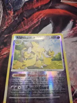 Pokemon Alakazam Mysterious Treasures Reverse Holo Rare #2 MP/HP - Image 2