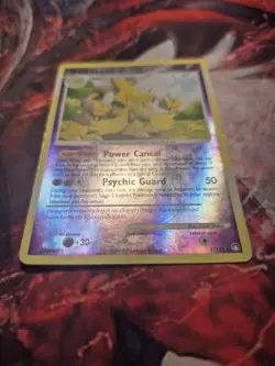 Pokemon Alakazam Mysterious Treasures Reverse Holo Rare #2 MP/HP - Image 3
