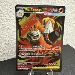 Mega Camerupt ex 156/132 – Holo Double Rare – NM Pokemon TCG - Image 2