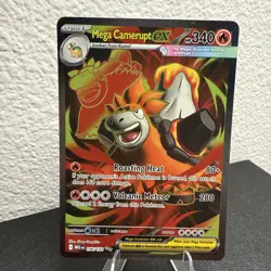 Mega Camerupt ex 156/132 – Holo Double Rare – NM Pokemon TCG - Image 3