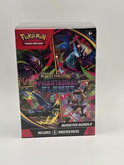 Pokemon TCG Mega Evolution Phantasmal Flames Booster Bundle! 6 Packs!!!🔥🔥🔥 - Image 1