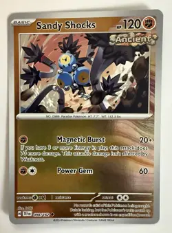 Sandy Shocks 098/162 Sv05: Temporal Forces Reverse Holo Pokemon - Image 1