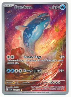 2023 POKEMON SCARLET & VIOLET BASE SET ILLUSTRATION RARE DONDOZO #207/198 MINT - Image 1