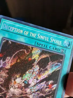 YUGIOH DECEPTION OF THE SINFUL SPOILS SECRET RARE 1ST NEAR MINT ROTA-EN055 - Image 4