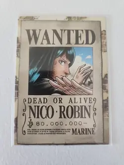 One Piece Epic Journey 2023 Trading Card 123 - Wanted Robin - Image 1