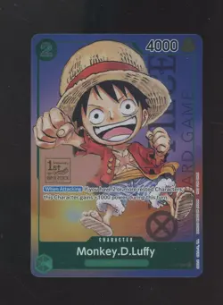 One Piece TCG 1st Anniversary Tournamnet P-037 Monkey.D.Luffy Promo - Image 1