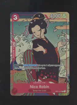 One Piece TCG English Version 1st Anniversary Set OP01-017 Nico Robin Rare Foil - Image 1