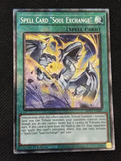 YuGiOh! - Spell Card "Soul Exchange" MP25-EN007 Starlight Rare 1st Edition NM - Image 1