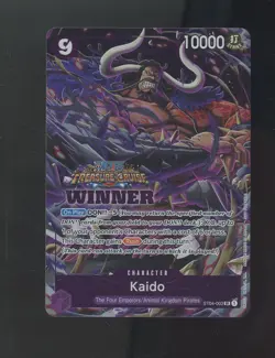 One Piece TCG Winner Vol 5 ST04-003 Kaido Super Rare Foil Promo - Image 1