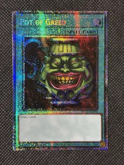 YuGiOh! - Pot of Greed MP25-EN050 Starlight Rare 1st Edition Near Mint - Image 1