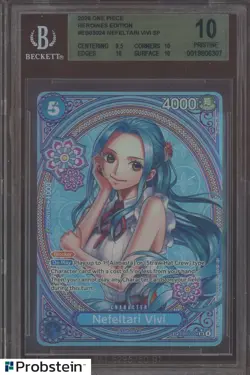 2026 One Piece Heroines Edition #EB03024 Nefeltari Vivi SP BGS 10 PRISTINE - Image 1