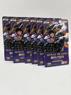 One Piece TCG Royal Blood Sleeved Booster Pack (OP-10) English LOT OF 6 Sealed - Image 1