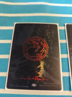 MTG Phyrexian All Will Be One Full Art, Oil Slick Raised Foil, Set of 5 Cards - Image 2