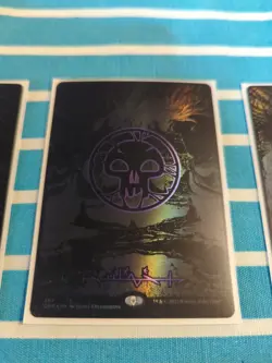 MTG Phyrexian All Will Be One Full Art, Oil Slick Raised Foil, Set of 5 Cards - Image 3