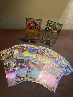 Pokemon TCG - Mega Evolution EX 12 Card Lot - Mega lucario, Kangaskhan, sharpedo - Image 2