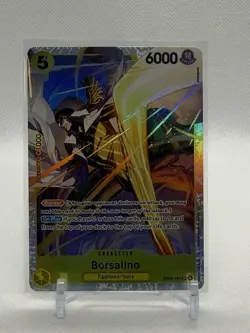 Borsalino (EB04-058) - Adventure on Kami's Island Super Rare Holo One Piece Card - Image 1
