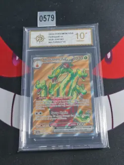 Pokemon Hydrapple EX Stellar Crown Holo Ultra Rare Card 156/142-P gold 10 - Image 1