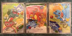 Pokemon First Partner Illustration Rare Collection Kanto Gen 1 Set 3 Card Lot !! - Image 1