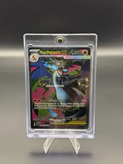 Mega Charizard X EX 109/094 Phantasmal Flames Full Art Pokemon Card - Image 1