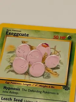 1st Edition Exeggcute Pokemon Card 1999 Jungle Set WOTC 52/64 - Image 2