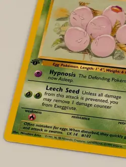 1st Edition Exeggcute Pokemon Card 1999 Jungle Set WOTC 52/64 - Image 3