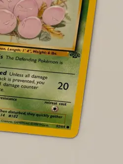 1st Edition Exeggcute Pokemon Card 1999 Jungle Set WOTC 52/64 - Image 4