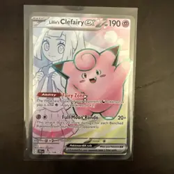 Lillie's Clefairy ex 173/159 Full Art Journey Together Pokemon Card NM - Image 1