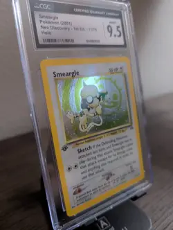 Pokemon Card - 1st Edition Smeargle Neo Discovery 11/75 Holo Rare SWIRL - Image 2