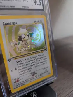 Pokemon Card - 1st Edition Smeargle Neo Discovery 11/75 Holo Rare SWIRL - Image 3