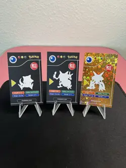 Abra 063 Kadabra 064 Alakazam 065 Pokedex BLACK Card Rare Kanto Peru Editions NM - Image 2