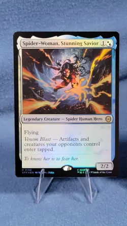 Spider-Woman, Stunning Savior - Foil And Regular SPM 152 NM MTG - Image 2