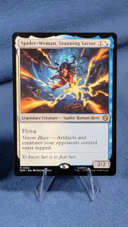 Spider-Woman, Stunning Savior - Foil And Regular SPM 152 NM MTG - Image 4