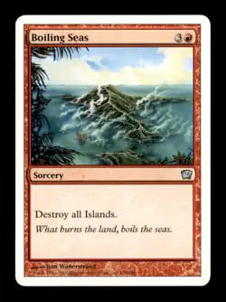 Boiling Seas LP Light Play Ninth Edition MTG [9407] - Image 1