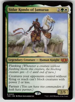 Sidar Kondo of Jamuraa Normal M Commander: Tarkir: Dragonstorm 303 NM - Image 1