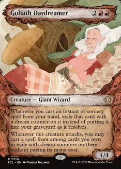 Goliath Daydreamer ** Showcase ** #316 - Lorwyn Eclipse - NM MTG - Image 1