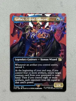 MTG - Golbez, Crystal Collector Borderless 0395 Final Fantasy Rare - NM - Image 1