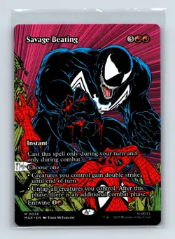 Savage Beating (Borderless) M Marvel Universe Eternal-Legal 26 NM - Image 1