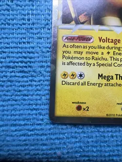 Raichu Prime - HGSS3: Undaunted (UD - 83/90) Ultra Rare Holo Pokemon Card - Image 3