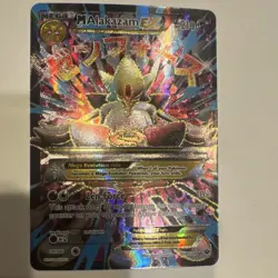 Pokemon TCG Mega M Alakazam EX 118/124 Fates Collide Full Art Holo 210 HP - Image 1