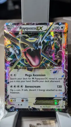 Rayquaza EX XY69 Shiny Holo Black Star Promo Pokemon TCG - Image 2