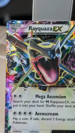 Rayquaza EX XY69 Shiny Holo Black Star Promo Pokemon TCG - Image 4